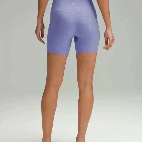 Lululemon 🍋 High-Rise Yoga Short 6"  *Grid Texture - Picture 4 of 4